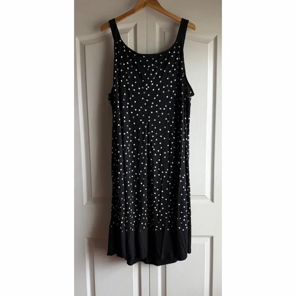 Company Ellen Tracy Polka Dot Tank Midi Dress - Picture 6 of 7